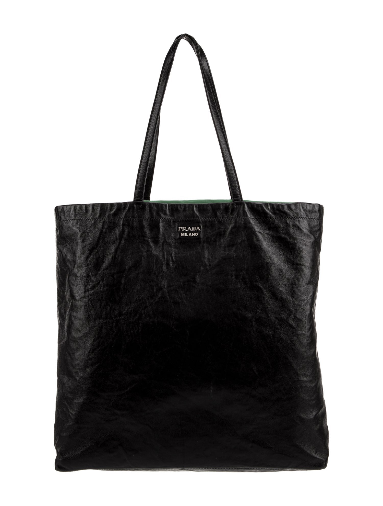 Prada Nappa Antique Leather Tote
