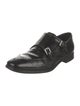 Prada Leather Lasercut Accents Monk Straps