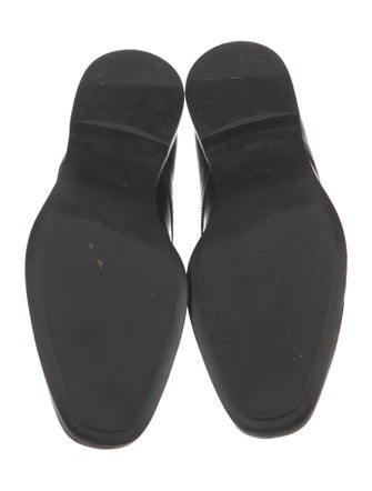 Prada Leather Lasercut Accents Monk Straps