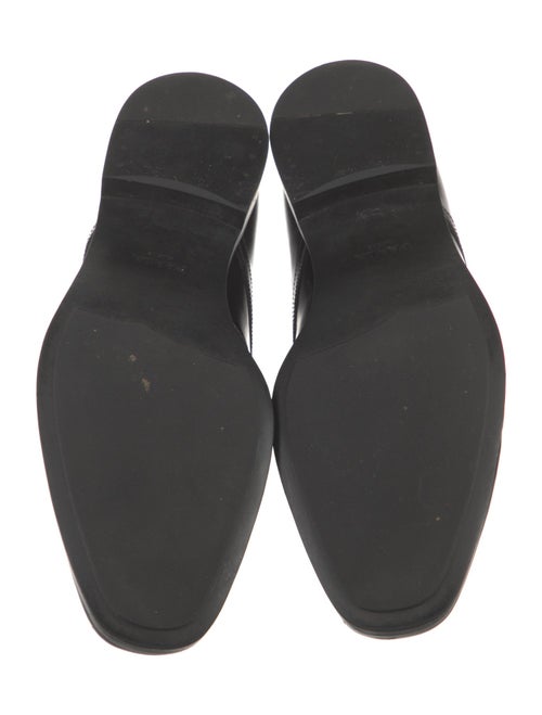 Prada Leather Lasercut Accents Monk Straps