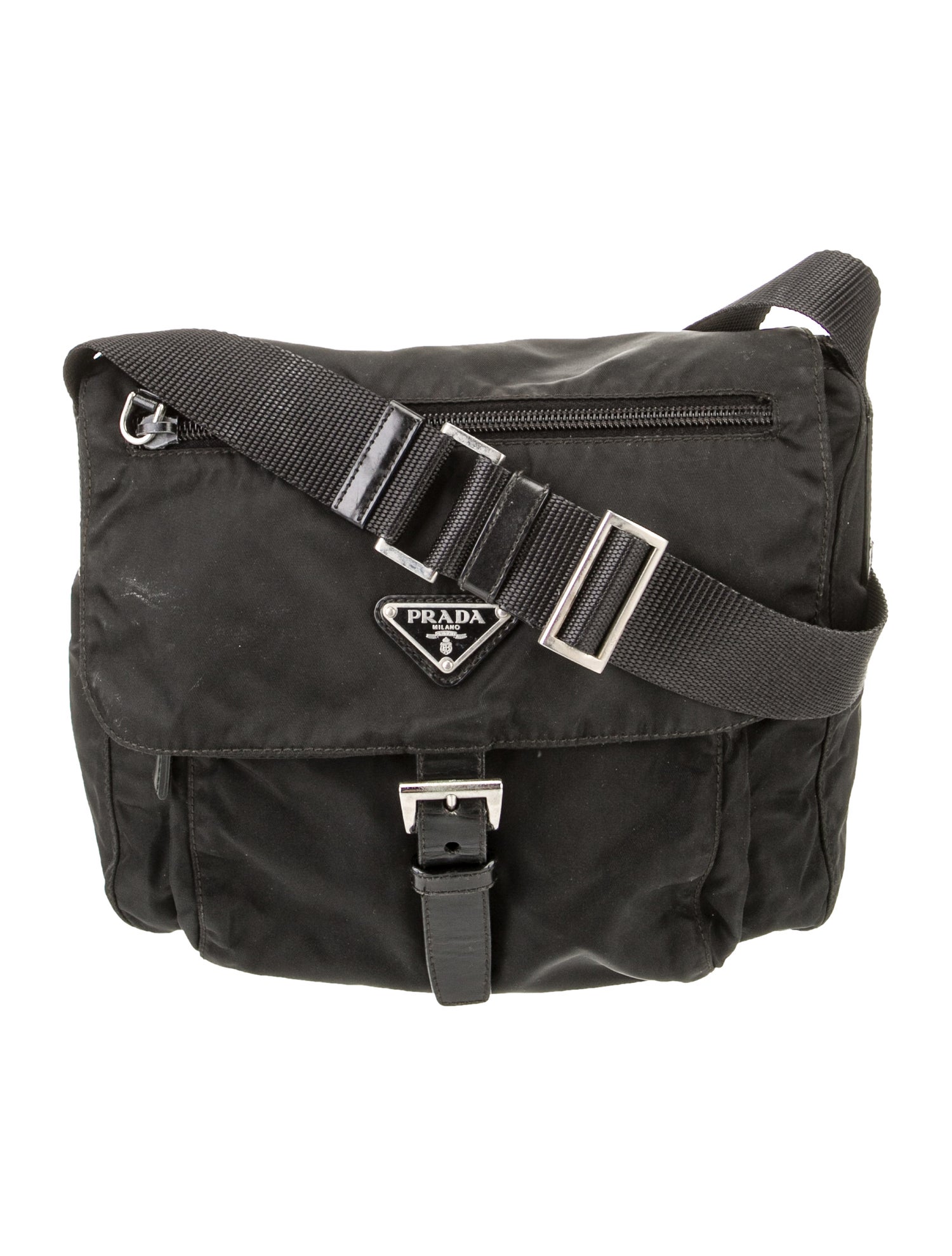 Prada Vela Nylon Crossbody Bag