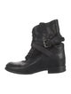 Prada Leather Combat Boots