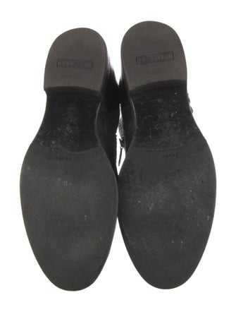 Prada Leather Combat Boots