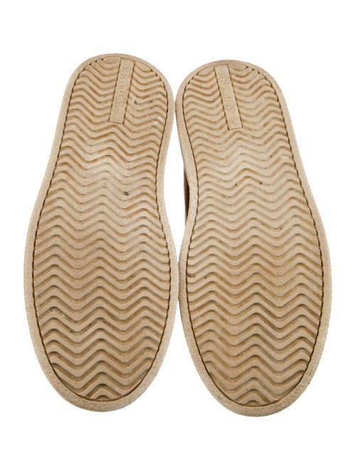 Prada Suede Fur Trim Sneakers