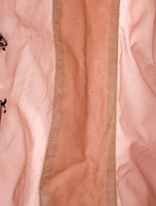 Prada Enameled Metal Triangle Tote