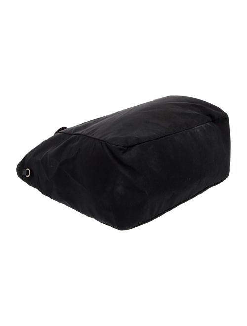 Prada Enameled Metal Triangle Garment Bag