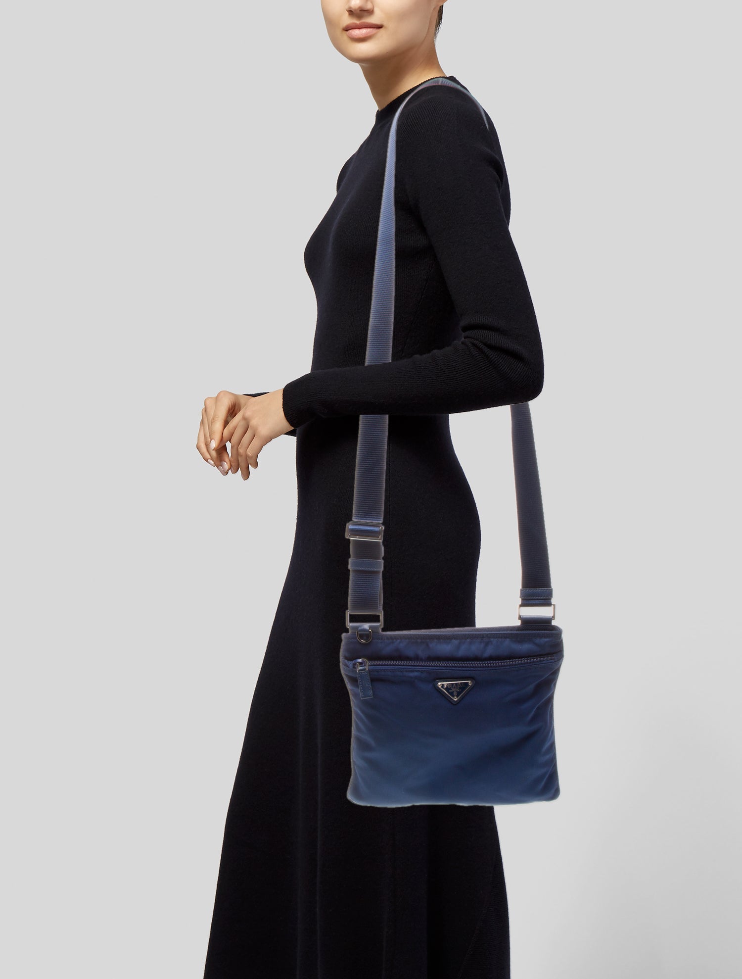 Prada Saffiano Leather Messenger Bag