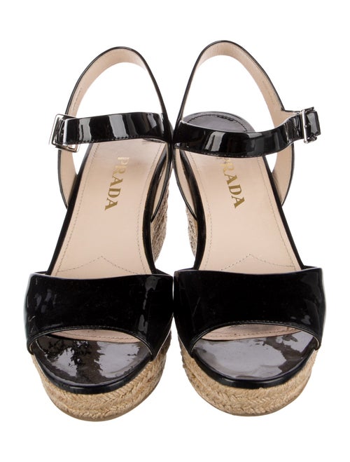 Prada Patent Leather Espadrilles