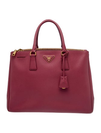 Prada Saffiano Leather Galleria Double Zip Large