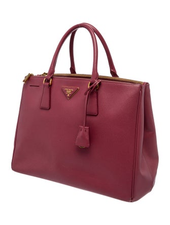 Prada Saffiano Leather Galleria Double Zip Large