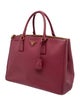 Prada Saffiano Leather Galleria Double Zip Large