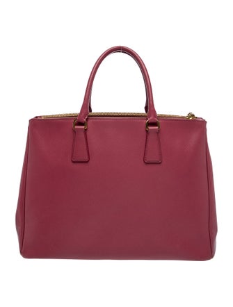Prada Saffiano Leather Galleria Double Zip Large