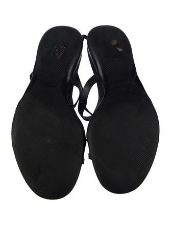 Prada Leather Slingback Sandals