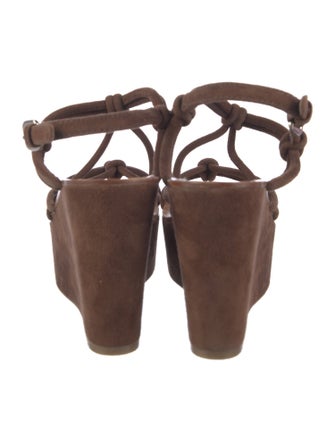 Prada Sport Suede Slingback Sandals