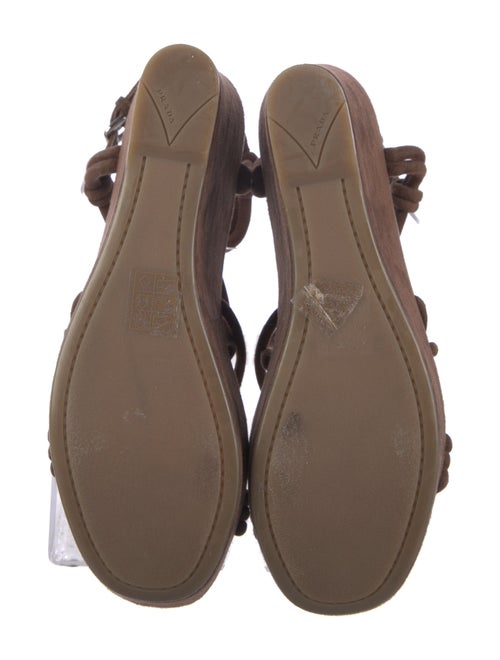 Prada Sport Suede Slingback Sandals