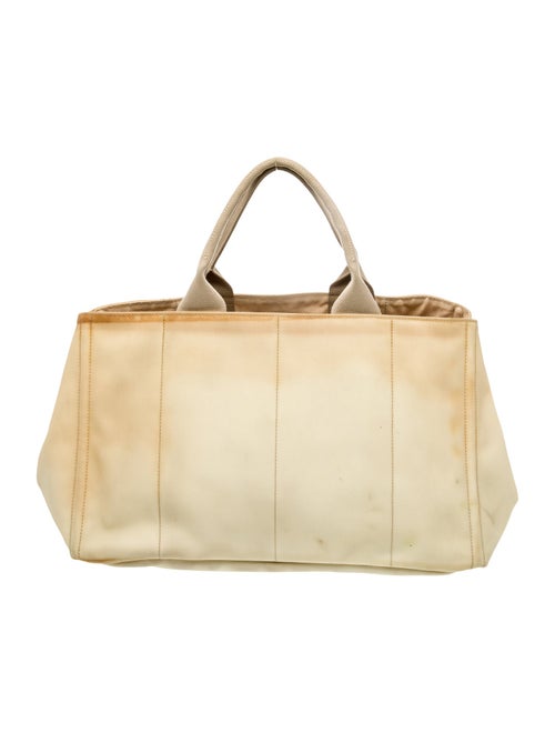 Prada Enameled Metal Triangle Tote