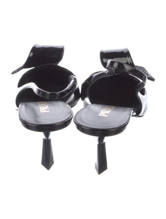 Prada Patent Leather Slingback Pumps