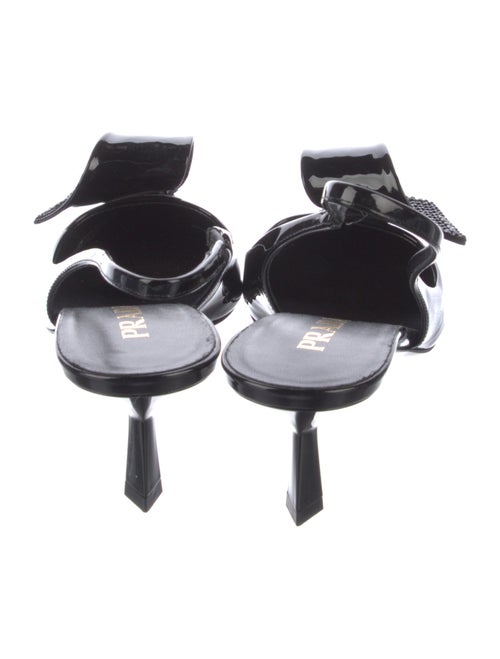 Prada Patent Leather Slingback Pumps