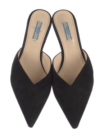 Prada Suede Mules