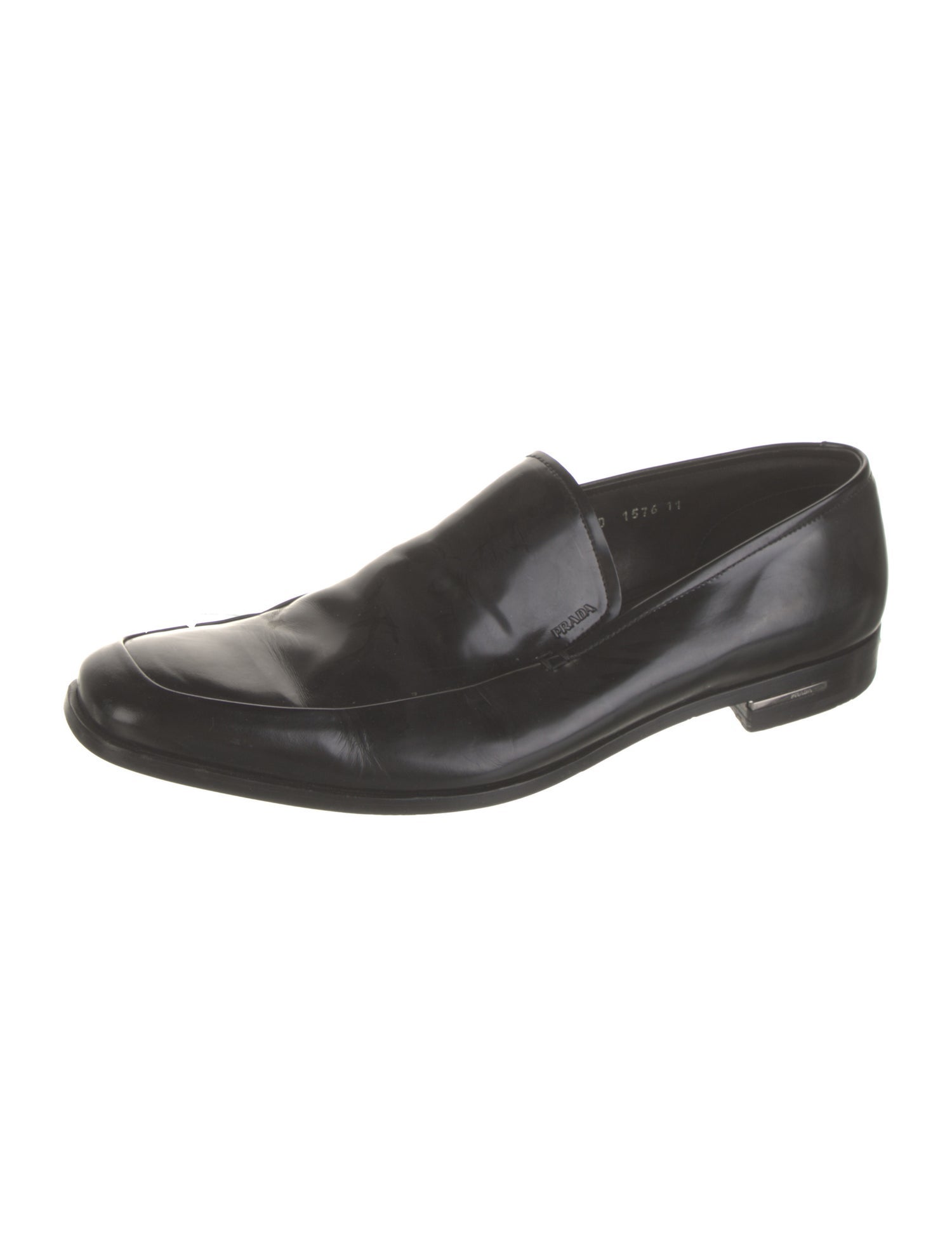 Prada Leather Dress Loafers