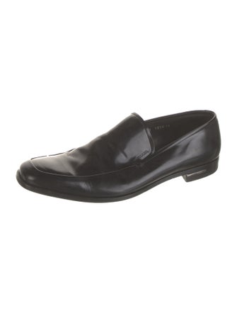Prada Leather Dress Loafers