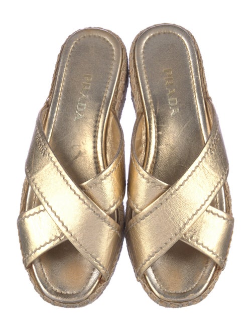 Prada Leather Espadrilles