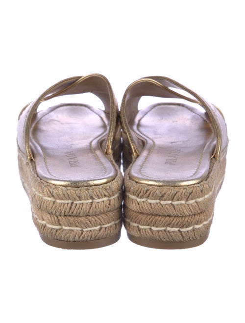 Prada Leather Espadrilles