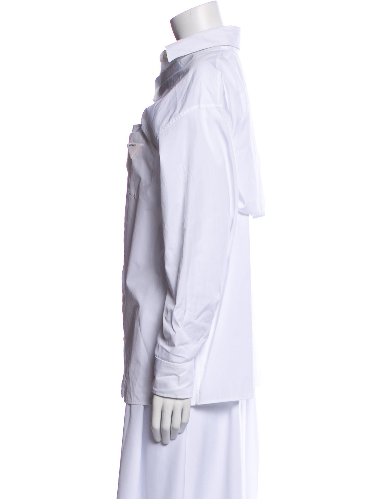 Prada 2023 Long Sleeve Button-Up Top