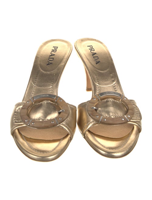 Prada Leather Slides