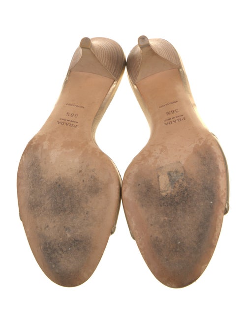 Prada Leather Slides