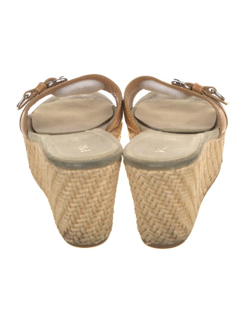 Prada Leather Colorblock Pattern Espadrilles