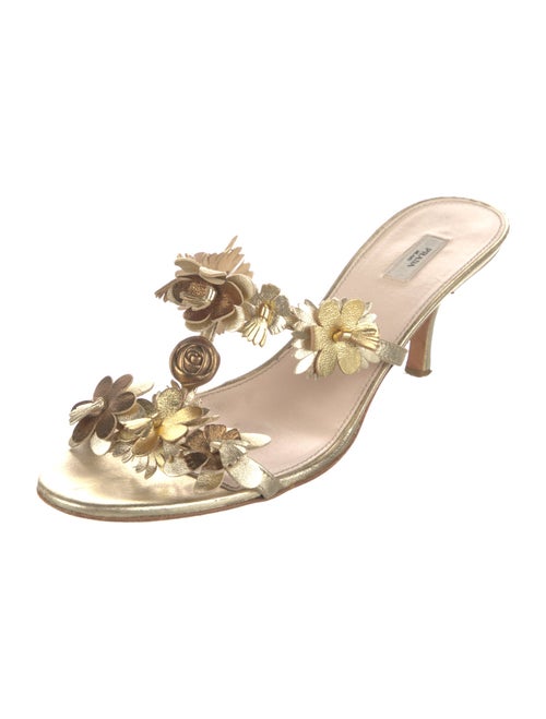 Prada Leather Slides