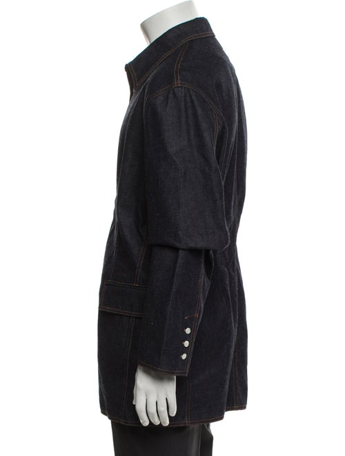 Prada 2024 Enameled Metal Triangle Utility Jacket