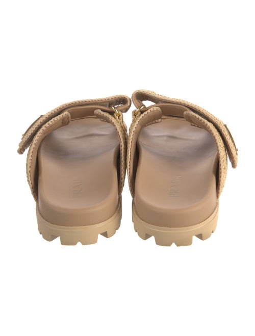 Prada Straw Slides
