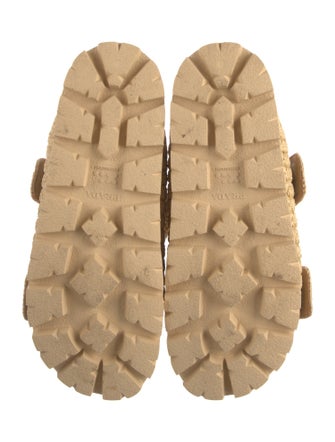 Prada Straw Slides