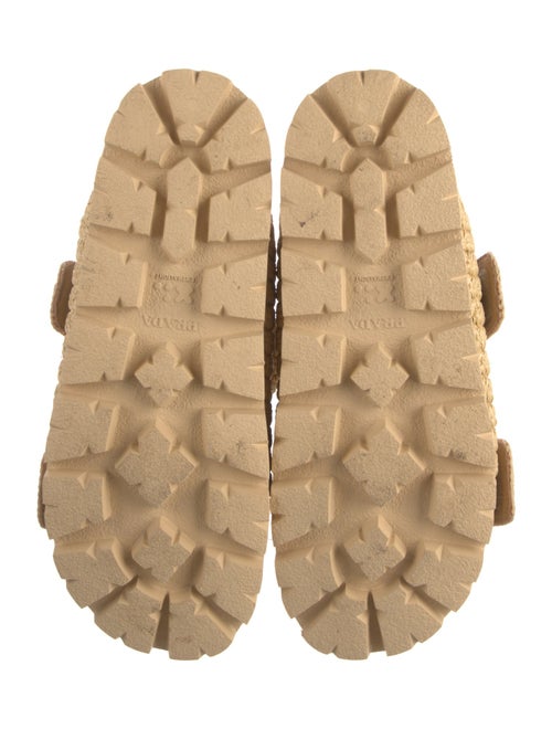 Prada Straw Slides