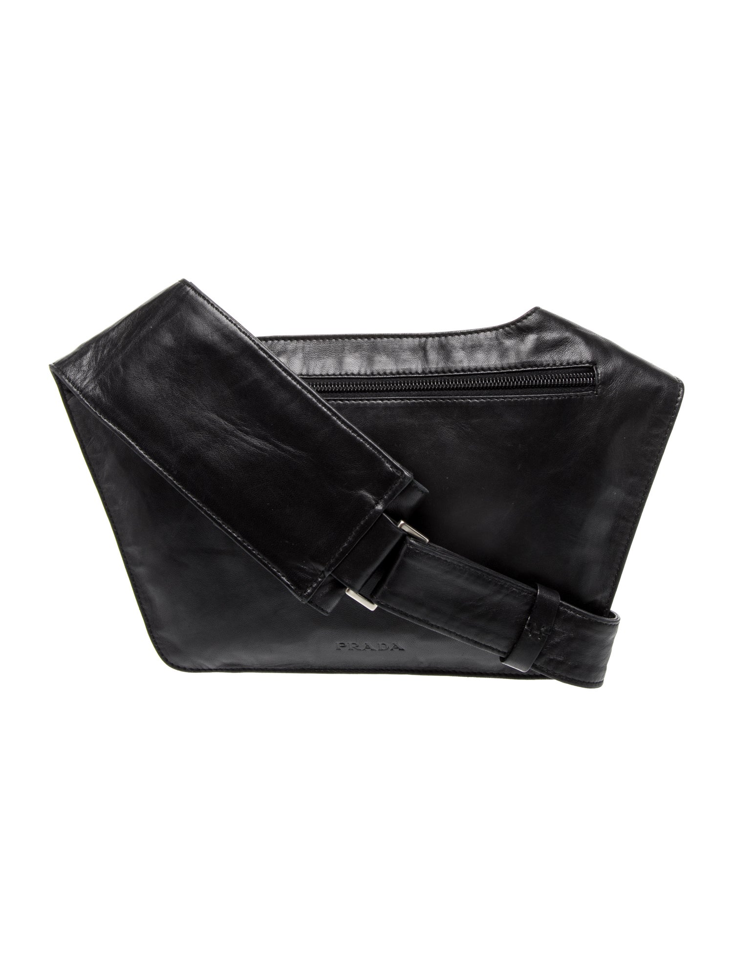 Prada Nappa Leather Messenger Bag Vintage