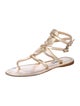Prada Leather Gladiator Sandals