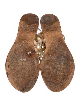 Prada Leather Gladiator Sandals