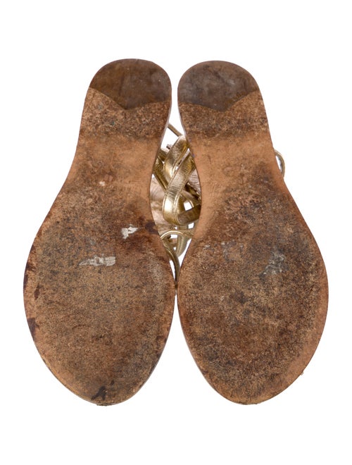 Prada Leather Gladiator Sandals