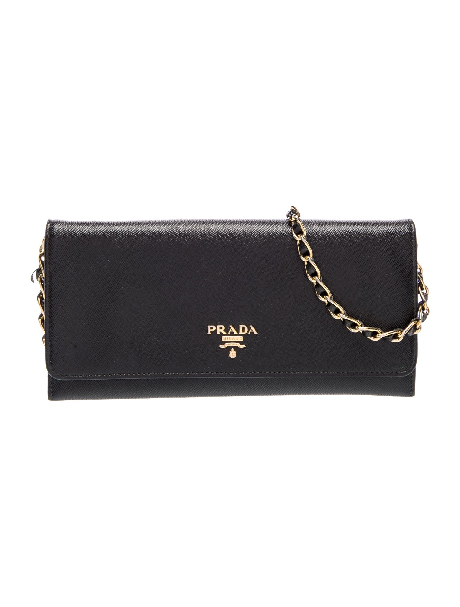 Prada Saffiano Leather Metal