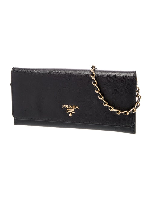 Prada Saffiano Leather Metal