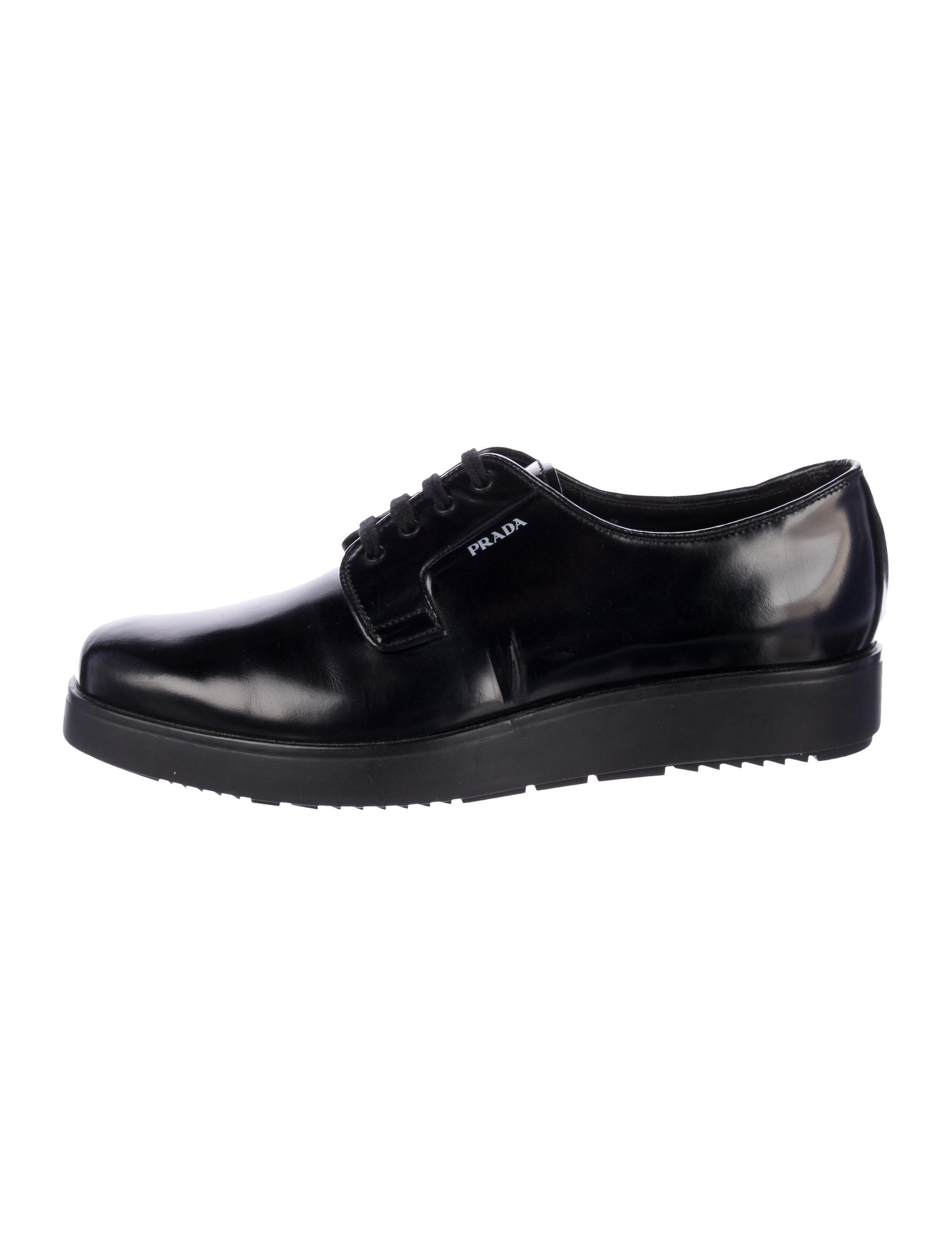 Prada Patent Leather Derby Shoes