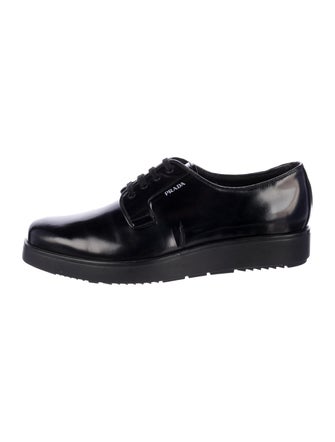Prada Patent Leather Derby Shoes