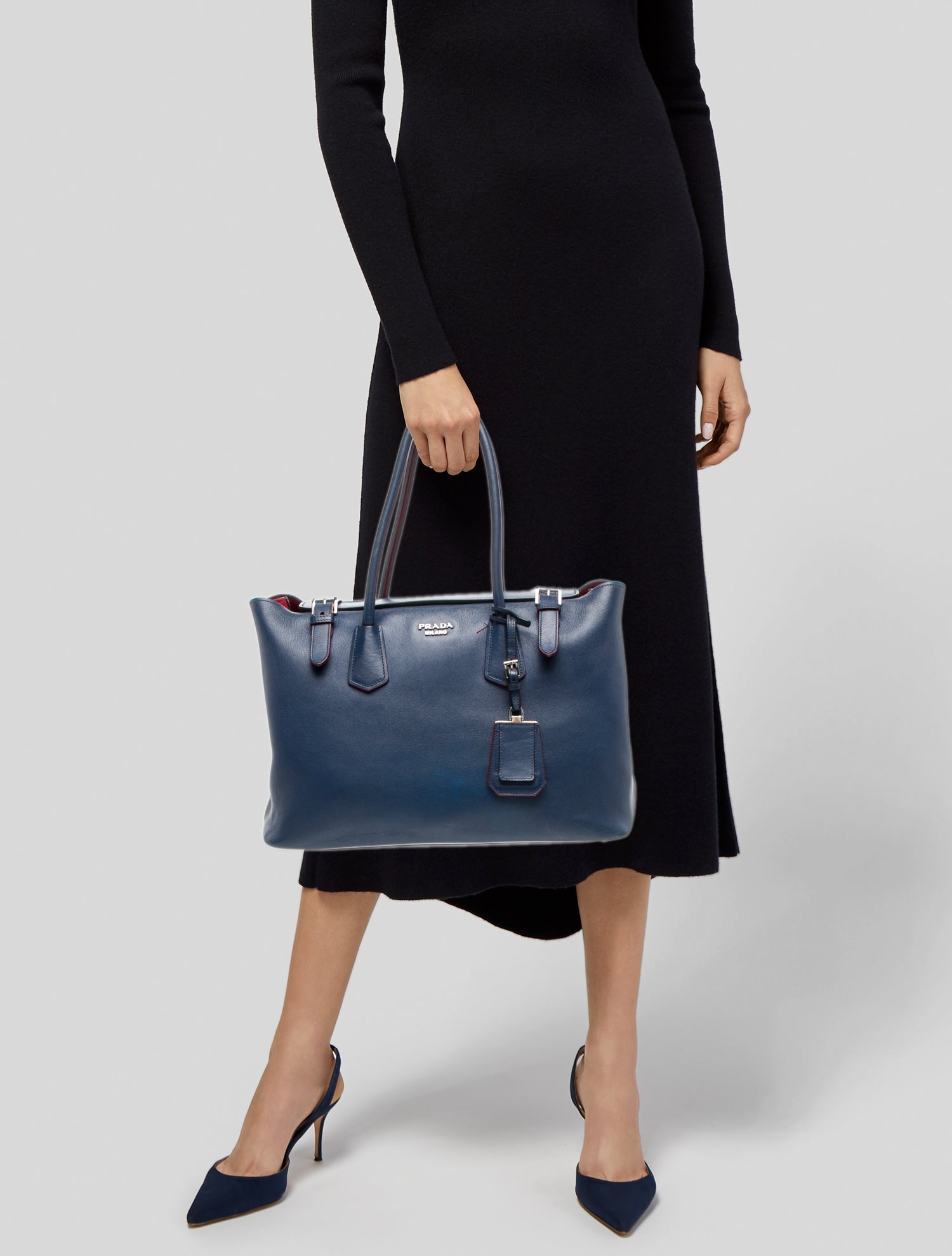 Prada Saffiano Leather Twin Pocket