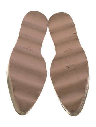 Prada Patent Leather Wedge Sneakers