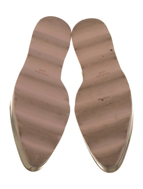 Prada Patent Leather Wedge Sneakers