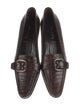 Prada Leather Animal Print Loafers