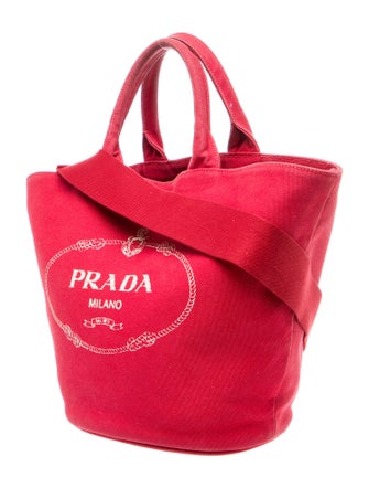 Prada Enameled Metal Triangle Shoulder Bag