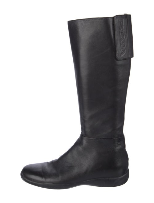 Prada Sport Leather Riding Boots